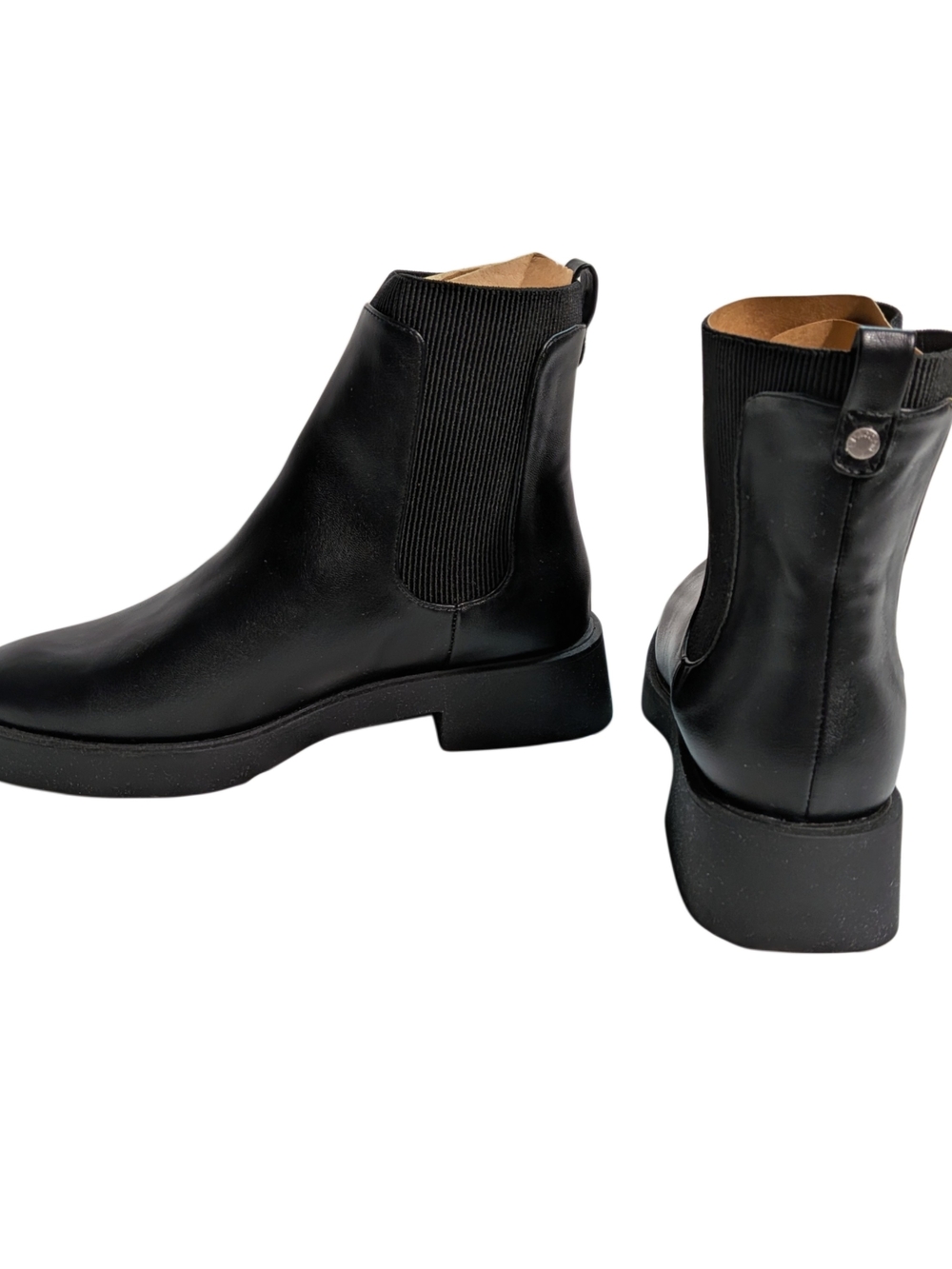 Kenneth Cole Reaction Skyee Chelsea Womens Size 11 Black Pull On Ankle Boots NIB - Picture 8 of 9